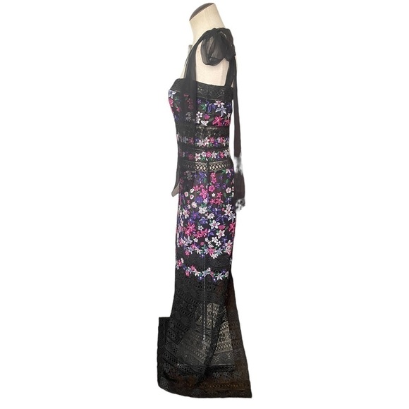 Tadashi Shoji Fletcher Embroidered Mid-Length Dress - Picture 7 of 13